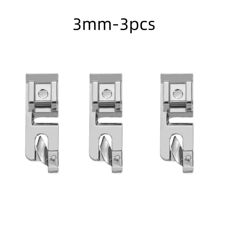 3/6mm Haushaltsnähmaschine Zubehör Nähfuß Füße Kit Set Saumfuß Ersatzteile Für Nähmaschine Zubehör