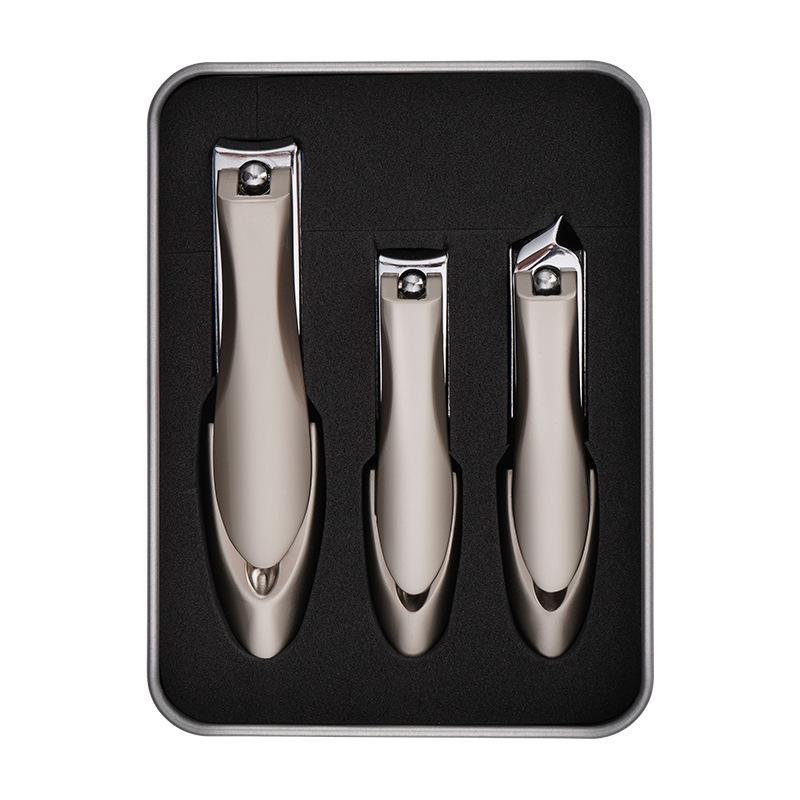 

Anti-Splash Praying Mantis Nail Clipper Set - Large Opening for Fingernails & Toenails, Angled Cut Medium Single шампанского/золотой