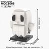MOOXI Verschiedene Horrorfilme Sadako Tod Billy BrickHeadzed Erwachsene Bausteine Set MOC Ziegelmodellbausatz Spielzeug Kind Junge Mädchen Geschenk