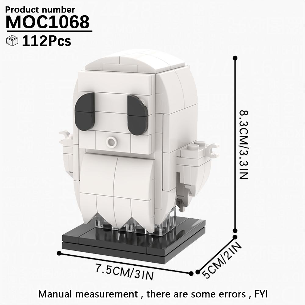 MOOXI Verschiedene Horrorfilme Sadako Tod Billy BrickHeadzed Erwachsene Bausteine Set MOC Ziegelmodellbausatz Spielzeug Kind Junge Mädchen Geschenk