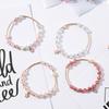 Woman Simple Stylish Sweet Delicate Love Shape Star Elastic Bracelet