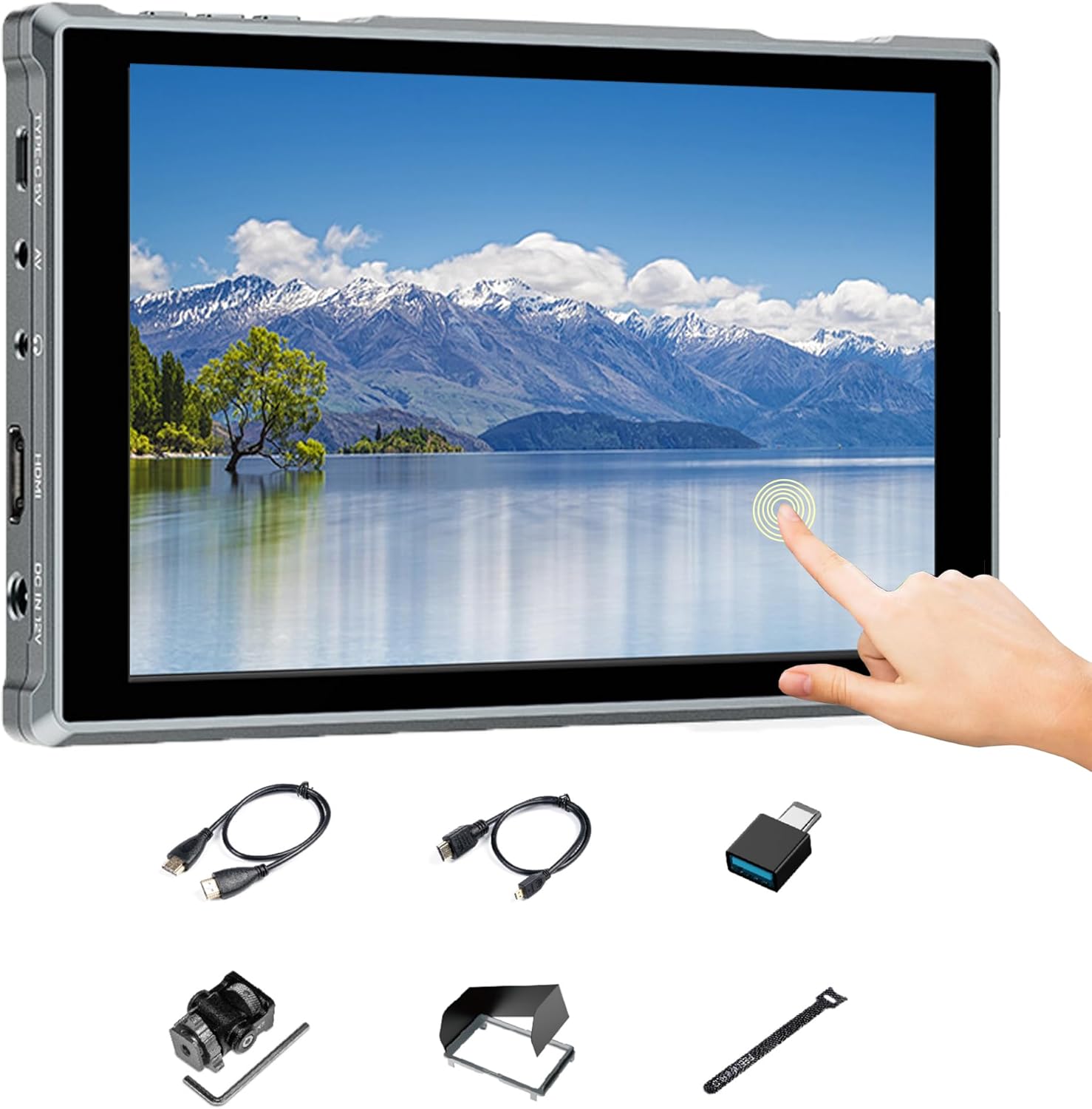 FEELWORLD FW759 PRO 7-inch Touch Screen IPS Camera Monitor 1280x800 HDMI 1.4 AV Input Factory Direct FW759 PRO
