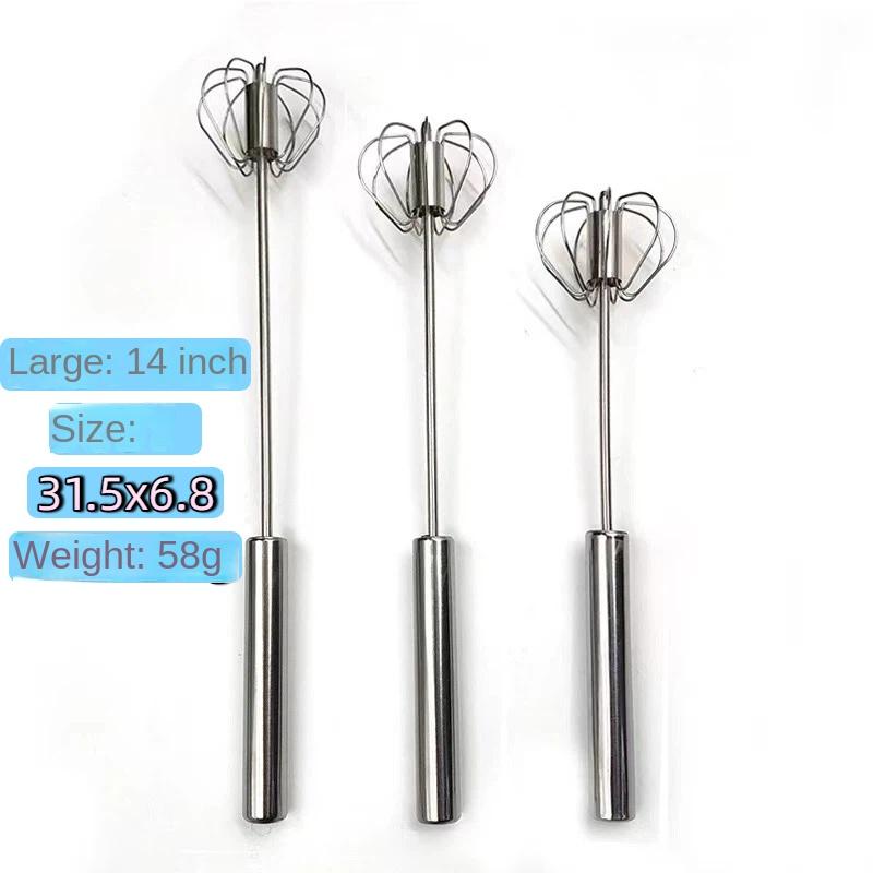 Полуавтоматический венчик для яиц из нержавеющей стали ручной миксер вращающийся пресс для яиц сливок молока бытовые кухонные принадлежности