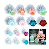 14Pcs Resin Molds Cute Silicone Mold Cat Paw Print Epoxy Casting Mold Matte and Mirror Effect Mould for DIY Dog Claw Crafts