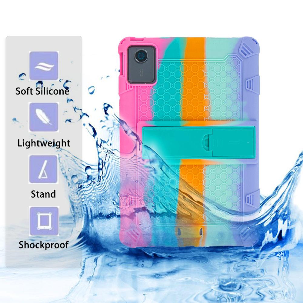 Weiche Hülle für Lenovo Tab M11 TB330FU TB331FC Silikon-Ständerhülle für Lenovo Xiaoxin Pad 2025 11 Zoll mit Riemen Touchstift