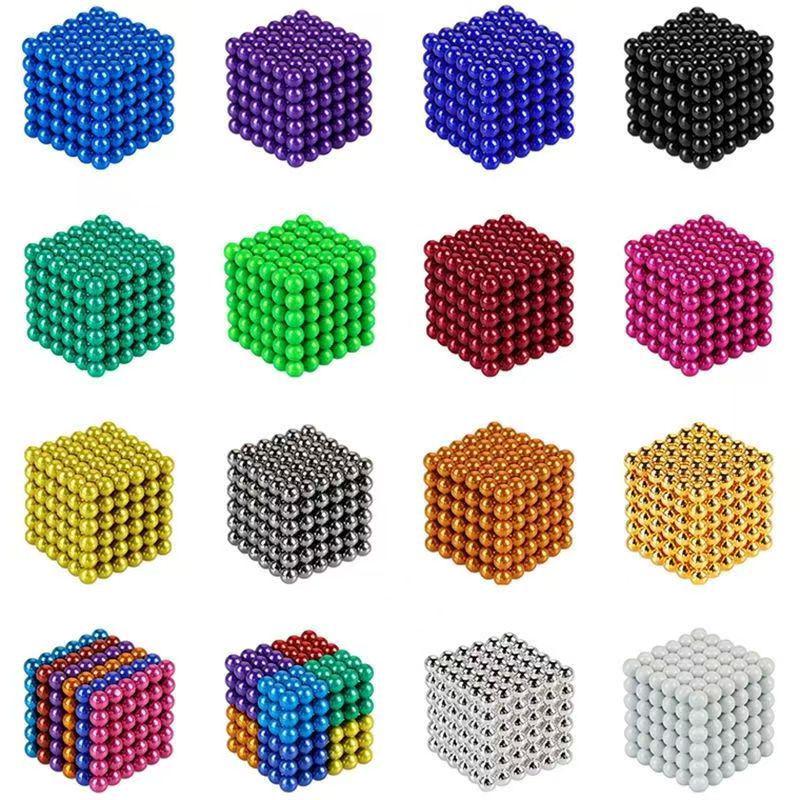 Educational Baroque Magnetic Beads - Multicolor Neodymium Iron Boron Magic Ball Toy