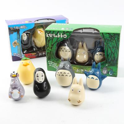 Q Version of The Anime My Neighbor Totoro Mononoke Figures Toys Fairy Garden Miniature Decor Terrarium Statues Ornaments