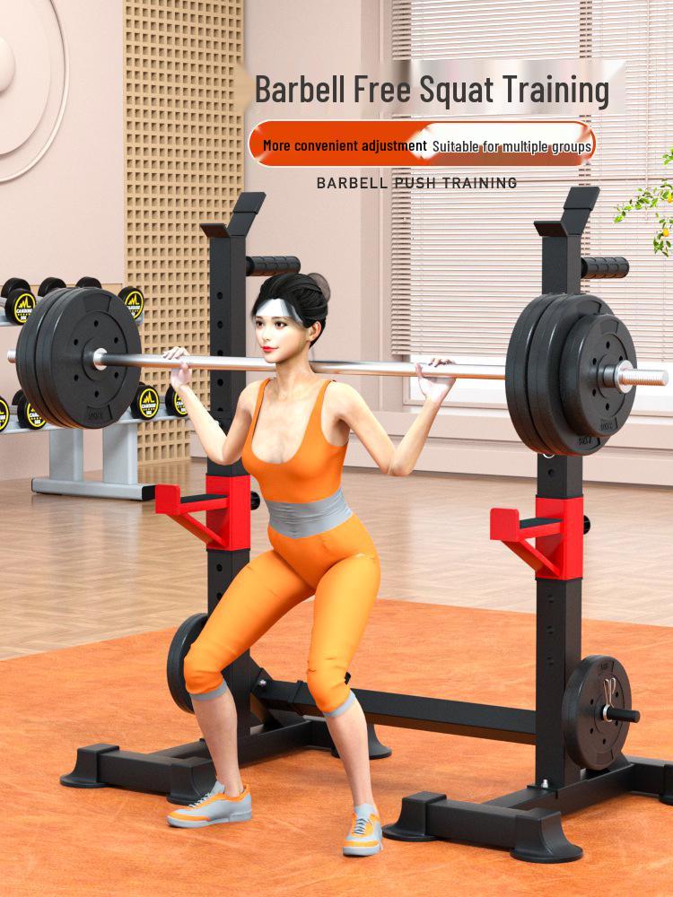 Ev ve Ticari Kullanım için Ayarlanabilir Çok Fonksiyonlu Squat ve Bench Press Sehpası