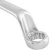 JCB 2-sided box wrench, angled 75 degrees, 12x13mm Cr-V, 12-point