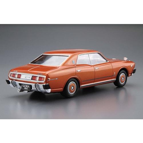 Aoshima Bunka Kyozai 1/24 The Model Car Series No.53 Nissan P332 Cedric/Gloria 4HT2800 Brougham '78 Plastic Model Car (Automobile)