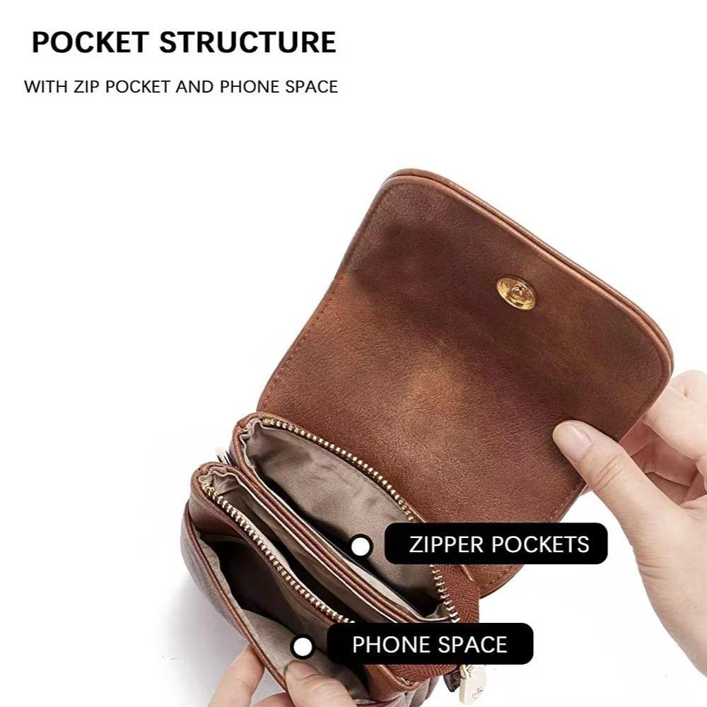 New Women's Mobile Phone Bag, Mobile Phone Bag, Mobile Phone Storage Bag, Mini Messenger Bag, Fashionable and Simple Shoulder Bag.