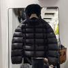 Giacca Piumino Invernale da Donna con Cappuccio e Zip, Cappotto Trapuntato, Caldo Cappotto in Piuma con Tasche