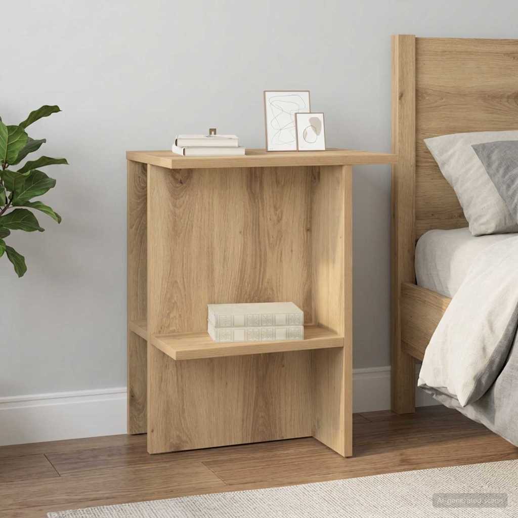 Artisan Oak Coffee Table 40 x 30 x 49 cm Engineered Wood