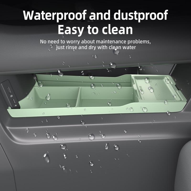 For BAIC BJ40 Central Lower Storage Box Black Hidden Organizer Tray Armrest Glove Box Car Interior 1PC Set