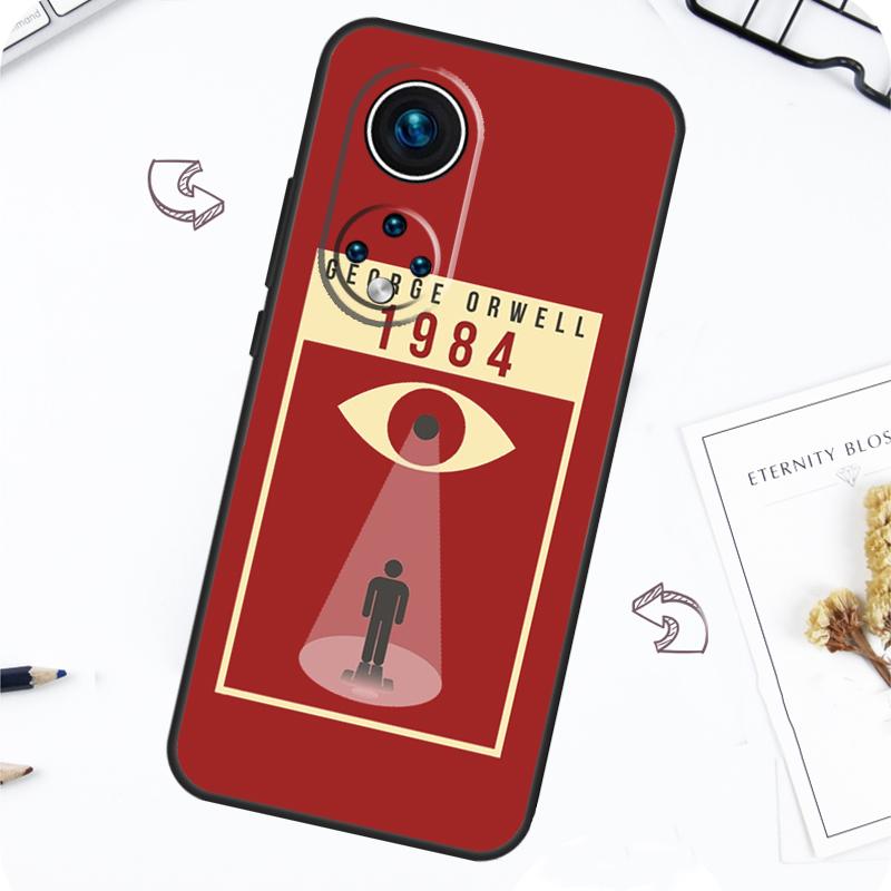 

1984 George Orwell Case For Honor Magic 7 5 6 Lite Honor 200 Pro X8b X9a X8a X8 X9 X9c X9b 50 70 90 Lite Cover Honor X8a