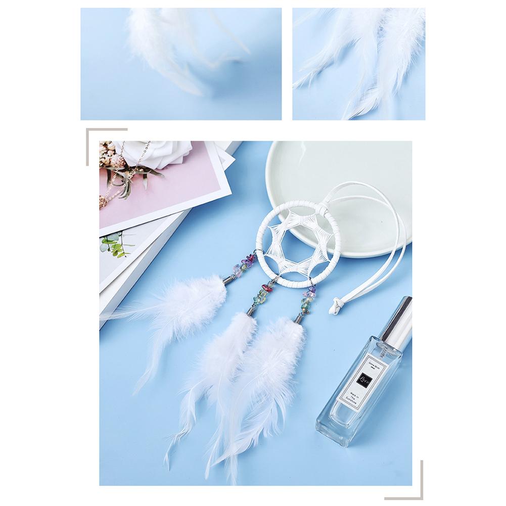 Vintage Feather Dreamcatcher Car Hanging Accessories Car Home Wedding Decoration Ornament