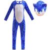 Children'S Halloween Costume Sonic One-Piece Tights Sonic Kid Cosplay Suit Sonic Cos