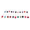 22Pcs Mini Knitting Hats Christmas Mini Knitting Doll Hats Mini Wool Hat for Christmas Ornaments DIY Art and Craft