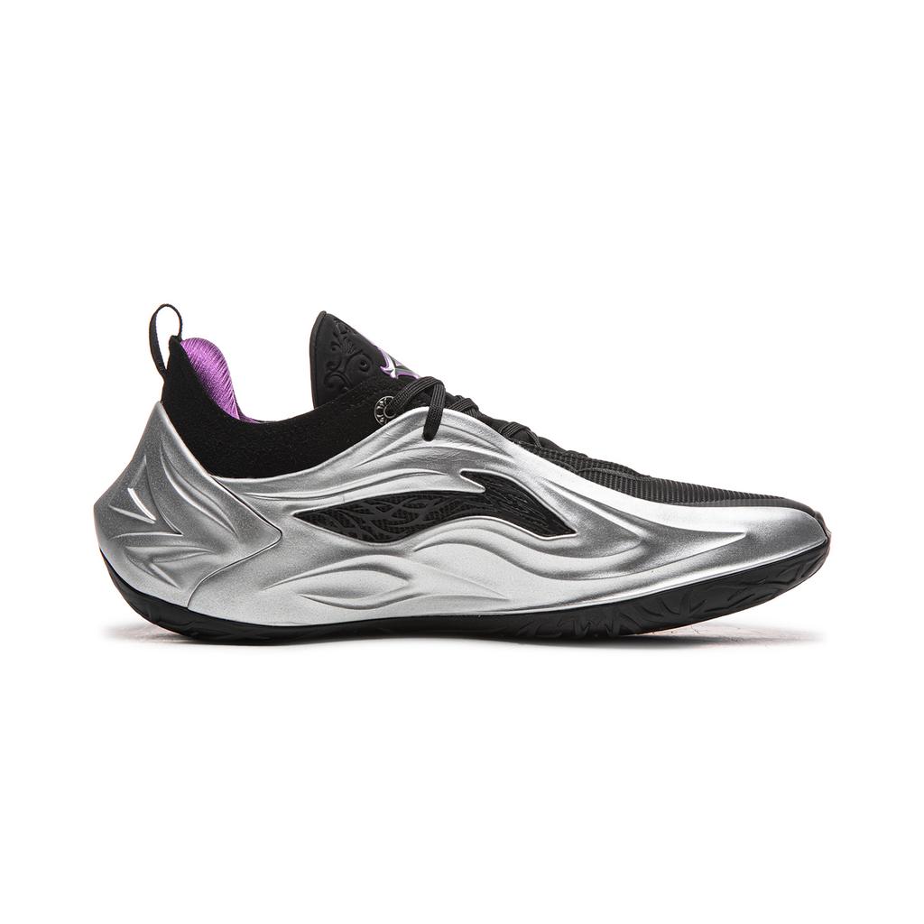 Li Ning JB4 Cushioning Slip Resistant Abrasion Resistant Breathable Rebound Grip Low top Basketball Shoes Men's Black ABAV089-12