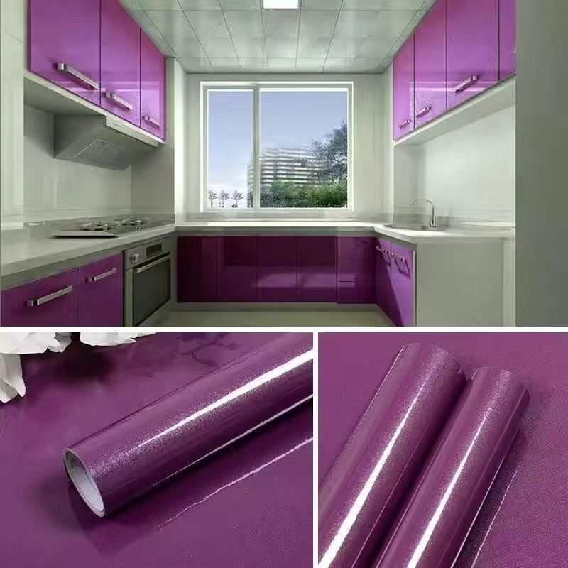 Marble kKitchen Waterproof And Oil Proof Sticker Cabinet Refurbished Self-adhesive Wallpaper High Temperature Wallpaper Stove