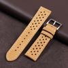 18mm 20mm 22mm Handmade Leather Strap Vintage Cowhide Band Men Women Universal Watchband Breathable Sport Bracelet Accessories
