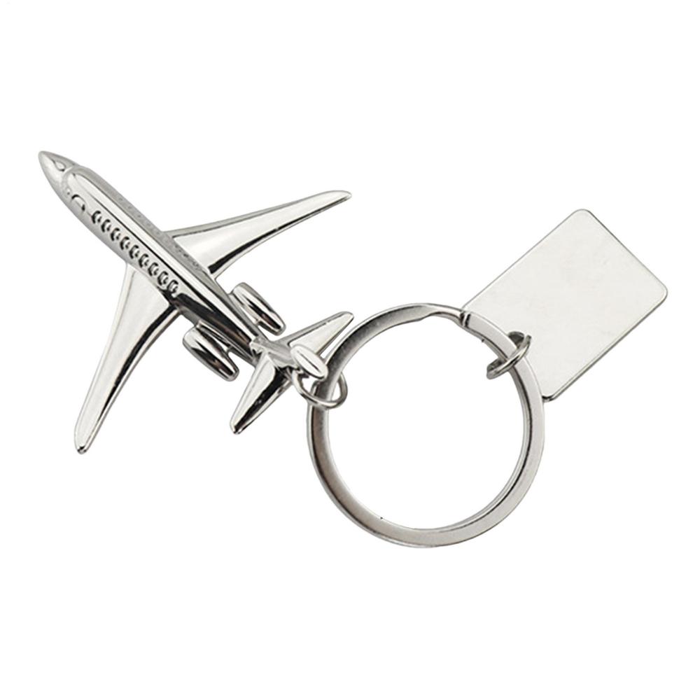 

Брелок для ключей Самолет Сплав Самолет Сплав Гравированные Брелоки Ручной работы Креативные Украшения Пилота На День Рождения Рождество Хэллоуин белый
