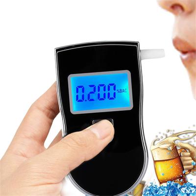 Digitaler Alkoholtester, tragbarer Alkoholtester mit 15 Mundstücken