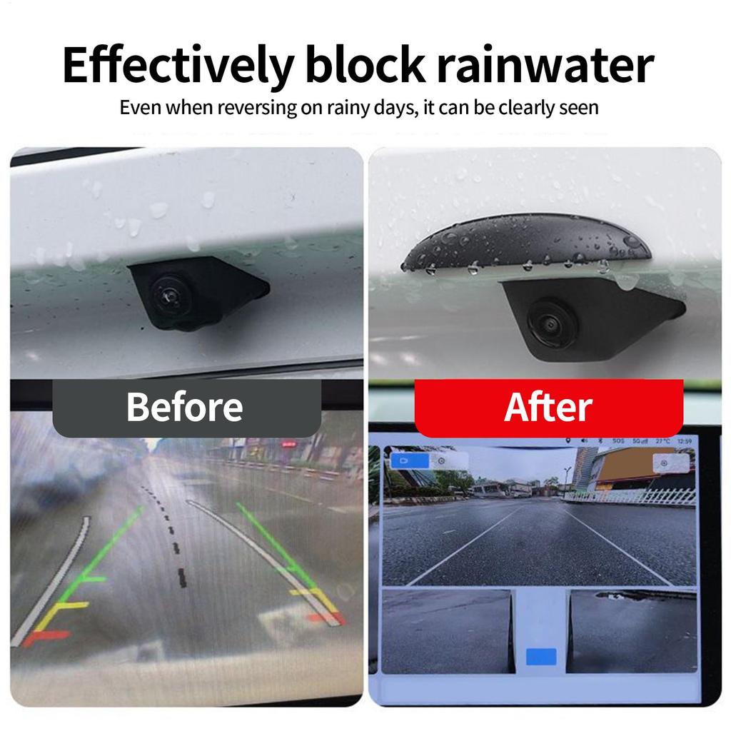 Backup Camera Rain Shield Car Reverse Camera Anti Rain Trim Guard Protective Sticker For Rainy Days Winter Scooters Van Truck