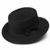 Parent-child straw hat women's summer British retro flat top small fresh top hat sunshade sunscreen beach hat travel tide