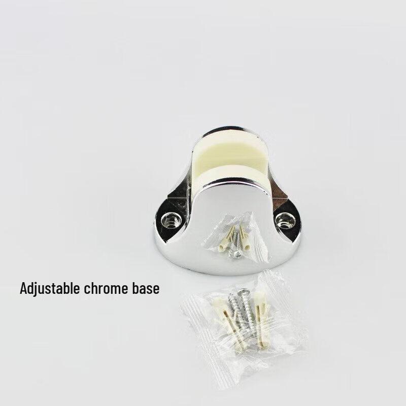 Drill-Mount Adjustable Shower Head Holder