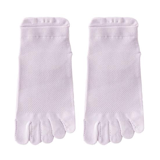 Five Toe Socks for Men Women Low Cut No Show Cotton Socks Athletic Running Ankle Socks for Yoga Sports