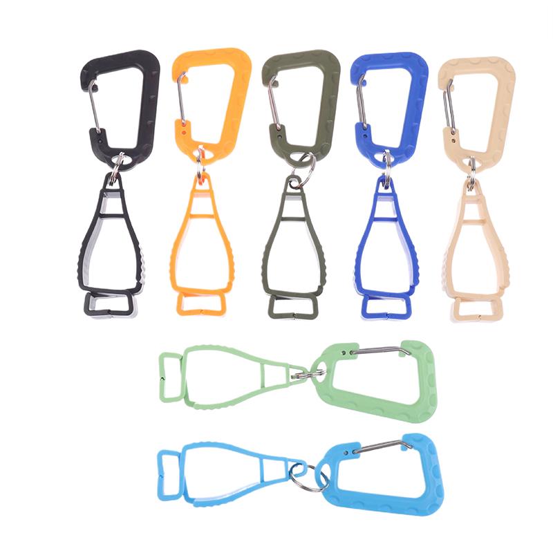Outdoor Multifunktionale Schnalle Sicherheitsarbeitshandschuhe Halter Anti-Drop Handschuhclip Rucksack Schnalle Sicherheits Tragegegenstand Clip 7 Farben