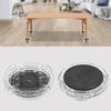 Set da 8 pezzi Tappo per gambe di mobili in plastica multi-slot Tappo antiscivolo per letto per tavolo scrivania(Trasparente)