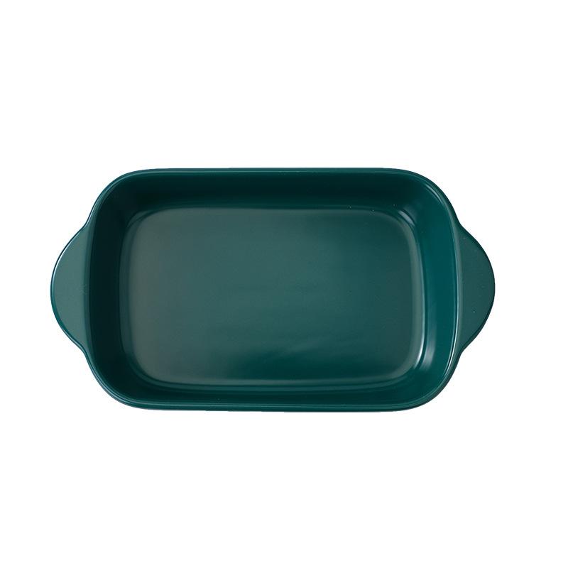 Cheese Baked Rice Plate Household Ceramic Oven Microwave Oven Baking Bowls Plates Tableware Vegetable Plate Creative Tableware