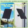 2.5W 5V Separated Solar Water Fountain Pump Kit with 5 Spray Nozzles Outdoor Water Feature for Bird Bath Small Pond Garden Decoration