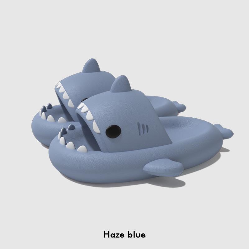 

Kids Shark Slippers - 2nd Gen Non-Slip Cartoon Indoor Shoes for Boys & Girls with Thick Soft Soles for Summer Size 170 (17cm Length)