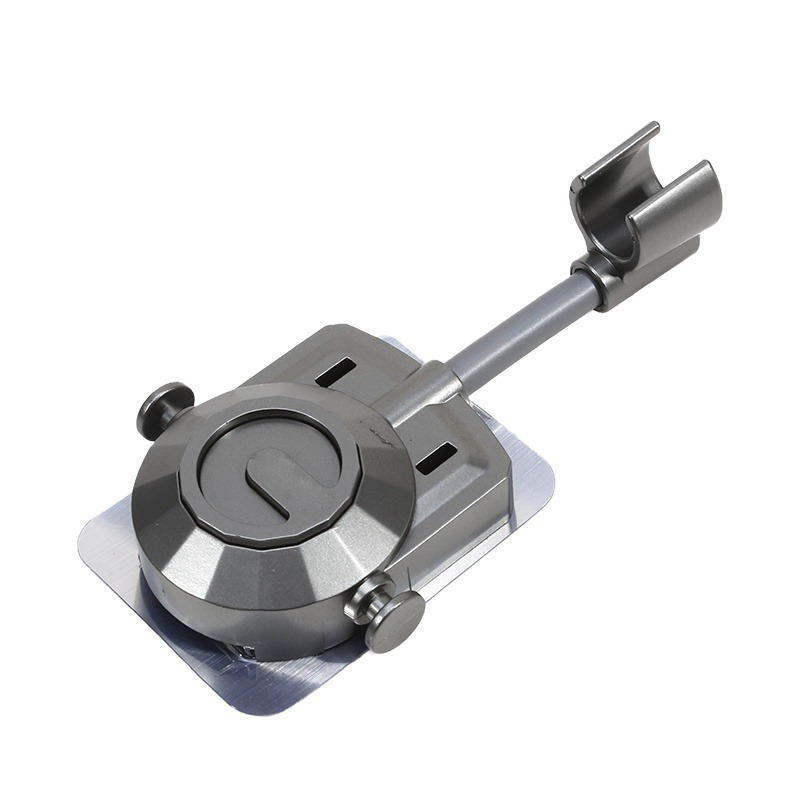 Nastavitelný držák sprchové hlavice o 360° Samolepicí Nástěnný Držák ruční sprchové hlavice Univerzální