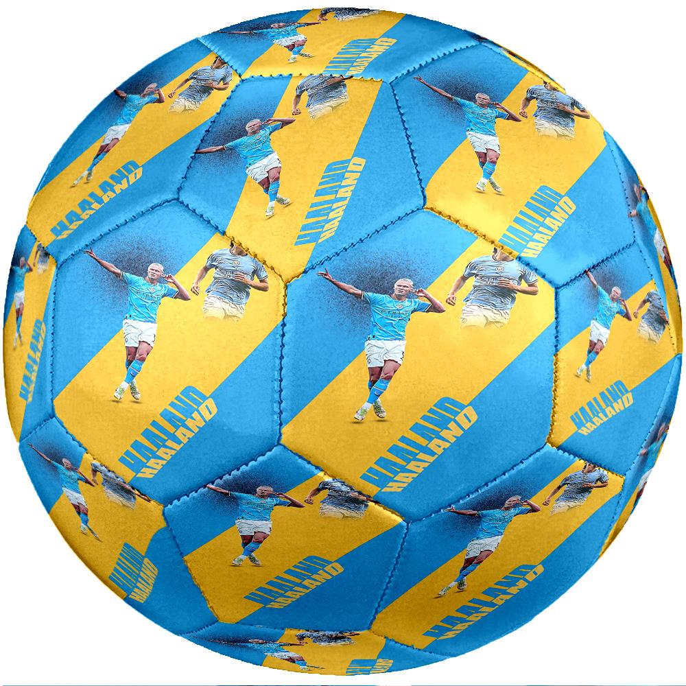 Pallone da calcio tema Erling Haaland Taglia 5 Pallone da calcio Tocco Morbido Pallone da calcio Professionale per Allenamento per Sport all'Aperto
