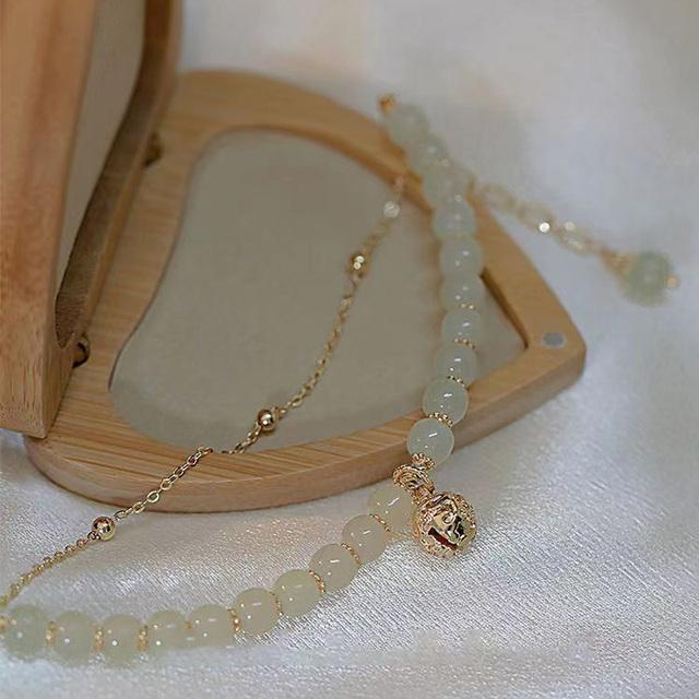 Brățară Jad Brățară Temperament De Lux Retro Lumină Brățară Cadou Prieteni