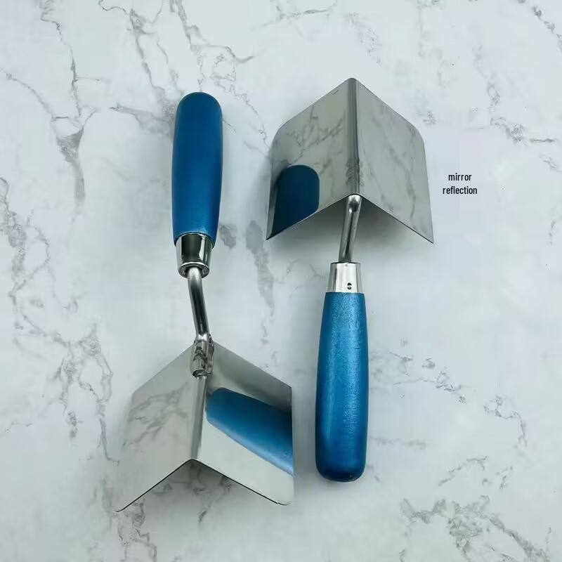 Stainless Steel and Plastic Putty Scraper for Inner and Outer Wall Corners