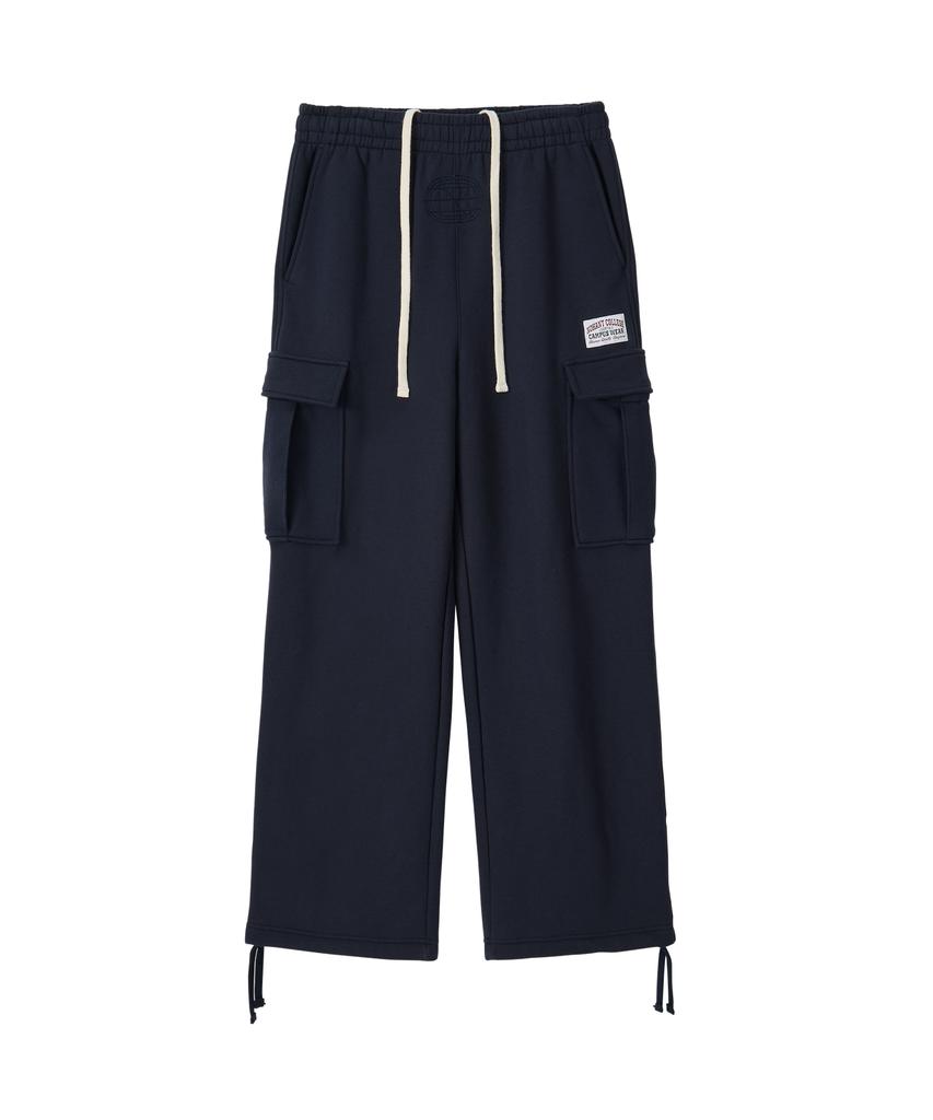 NOHANT Sweat Utility Cargo Pants Navy