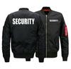Jachetă bomber pentru bărbați la modă, toamnă și iarnă, haină cu fermoar cu imprimare de securitate nouă, jachetă sport casual pentru bărbați