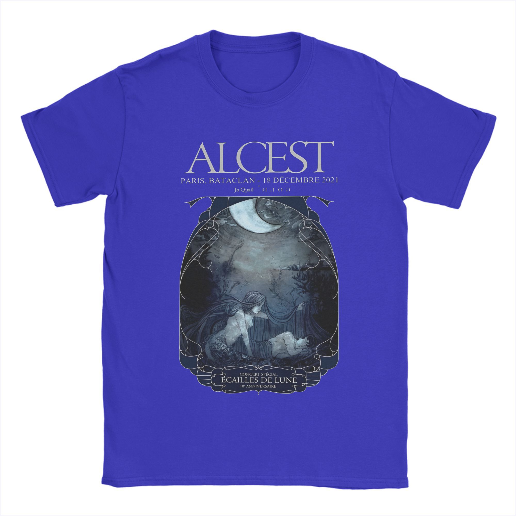 

Чоловічі французькі футболки ALCEST З чистої бавовни Вінтажні футболки з коротким рукавом з круглим вирізом Великі розміри Футболка 3XL