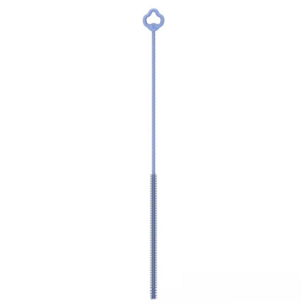 Soft Bristle Silicone Straw Brush Long Handle Bottle Brush Straw Cleaning Brush For Long Straws