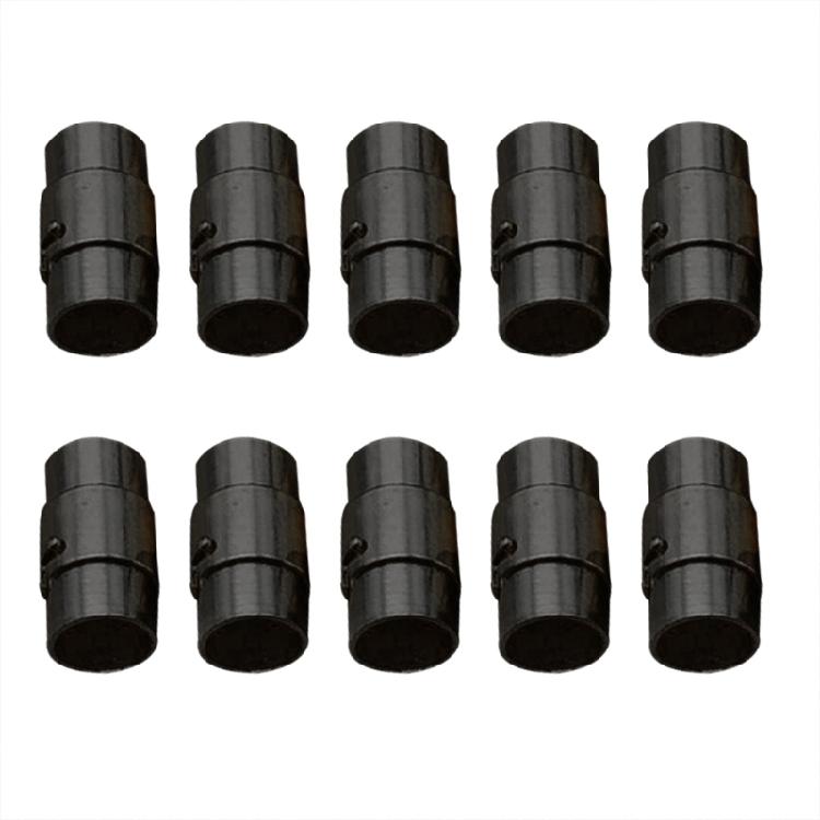 10 Pack Copper Magnetic Clasps Cord End Caps Leathers Rope End Caps for Jewelry