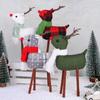 Mini Christmas Elk Figurine Cartoon Retro Elk Decoration Standing Christmas Elk Decor  Desk
