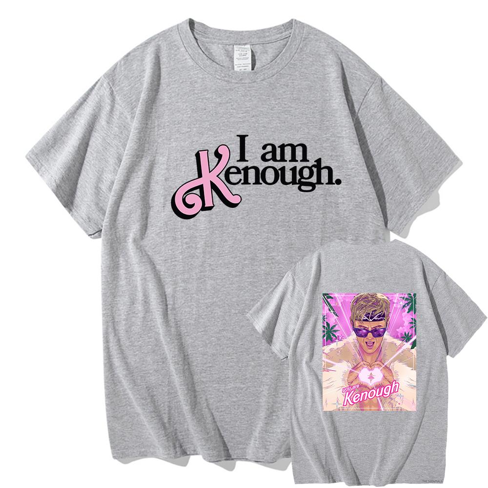Tričko I Am Kenough Móda Unisex / Dámské Estetické Kawaii Tričko You are Kenough Unisex Trička Trička s pískovou bavlnou Koreje