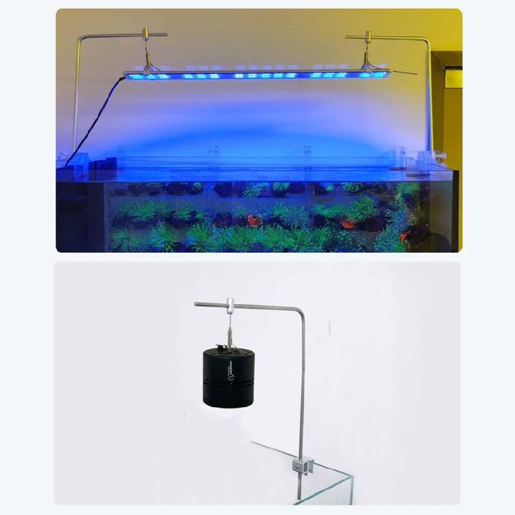 Quickly Assembly Fish Tanks Lamp Brackets Universal Compatibility Aluminum Alloys Frame For Home Office Use