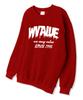 Wibelibellyu W Valueyu Oversized Terry Sweatshirt Red