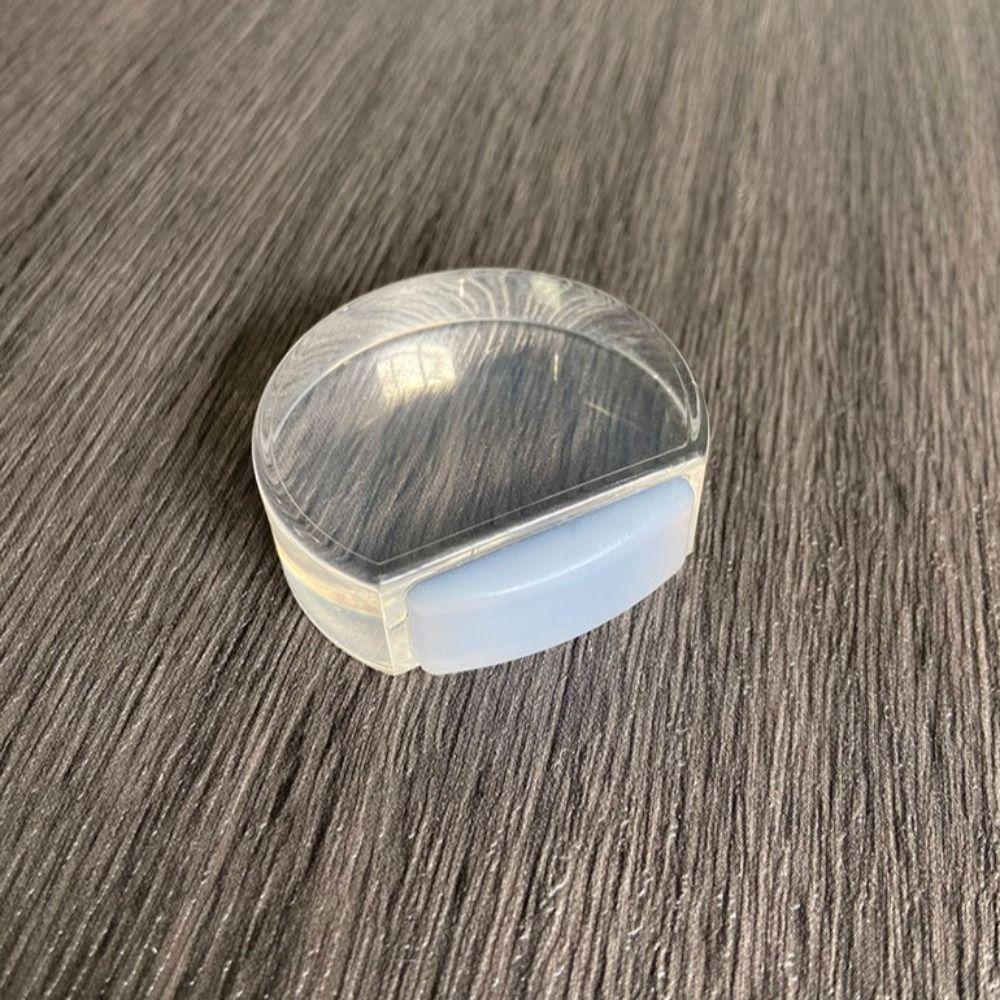 Light Weight Silicone Door Stop Self Adhesive Door Block Transparent Door Stopper  Bedroom